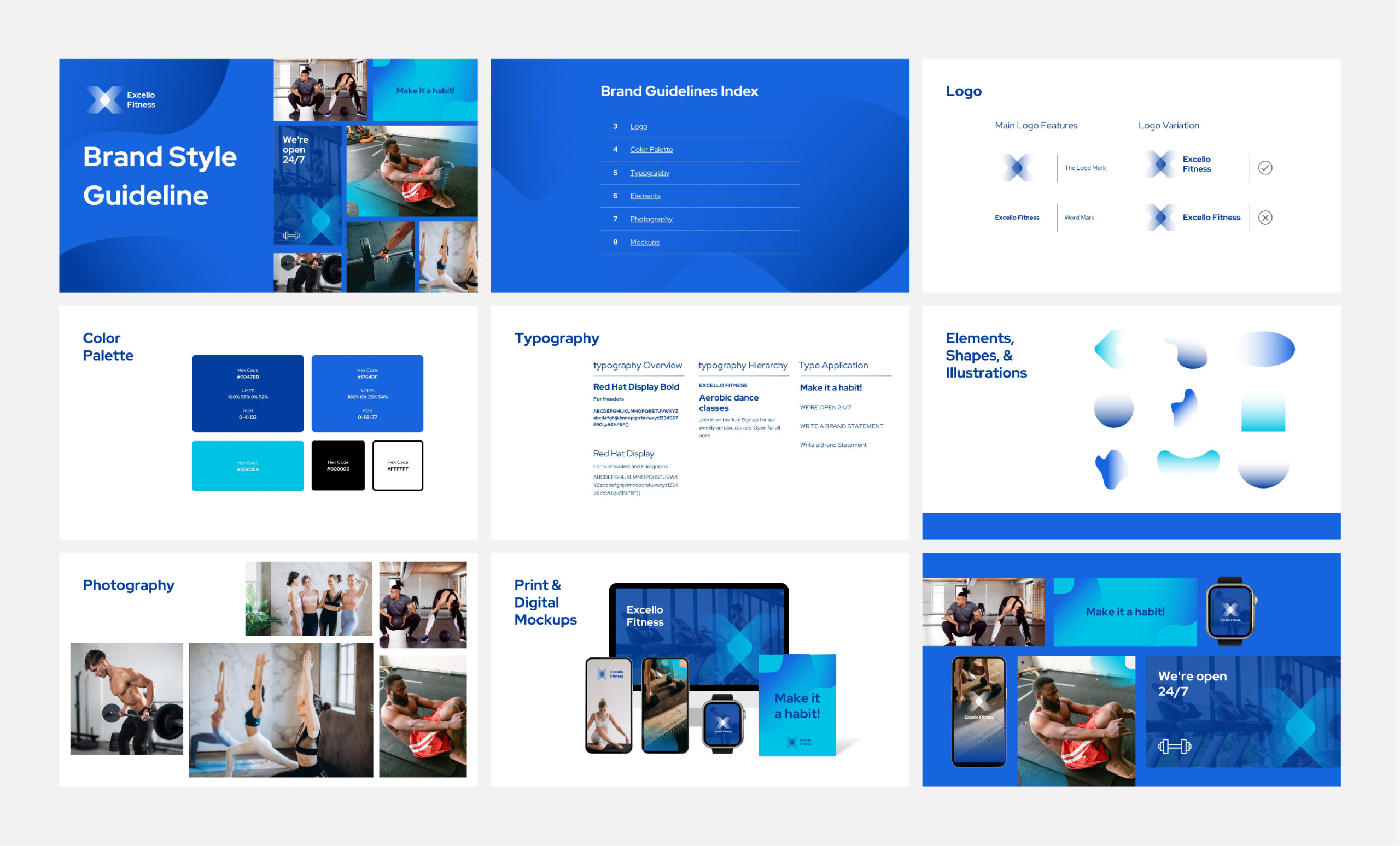 Excello Fitness Brand Style Guide 4 Excello Fitness Brand Guidelines scaled