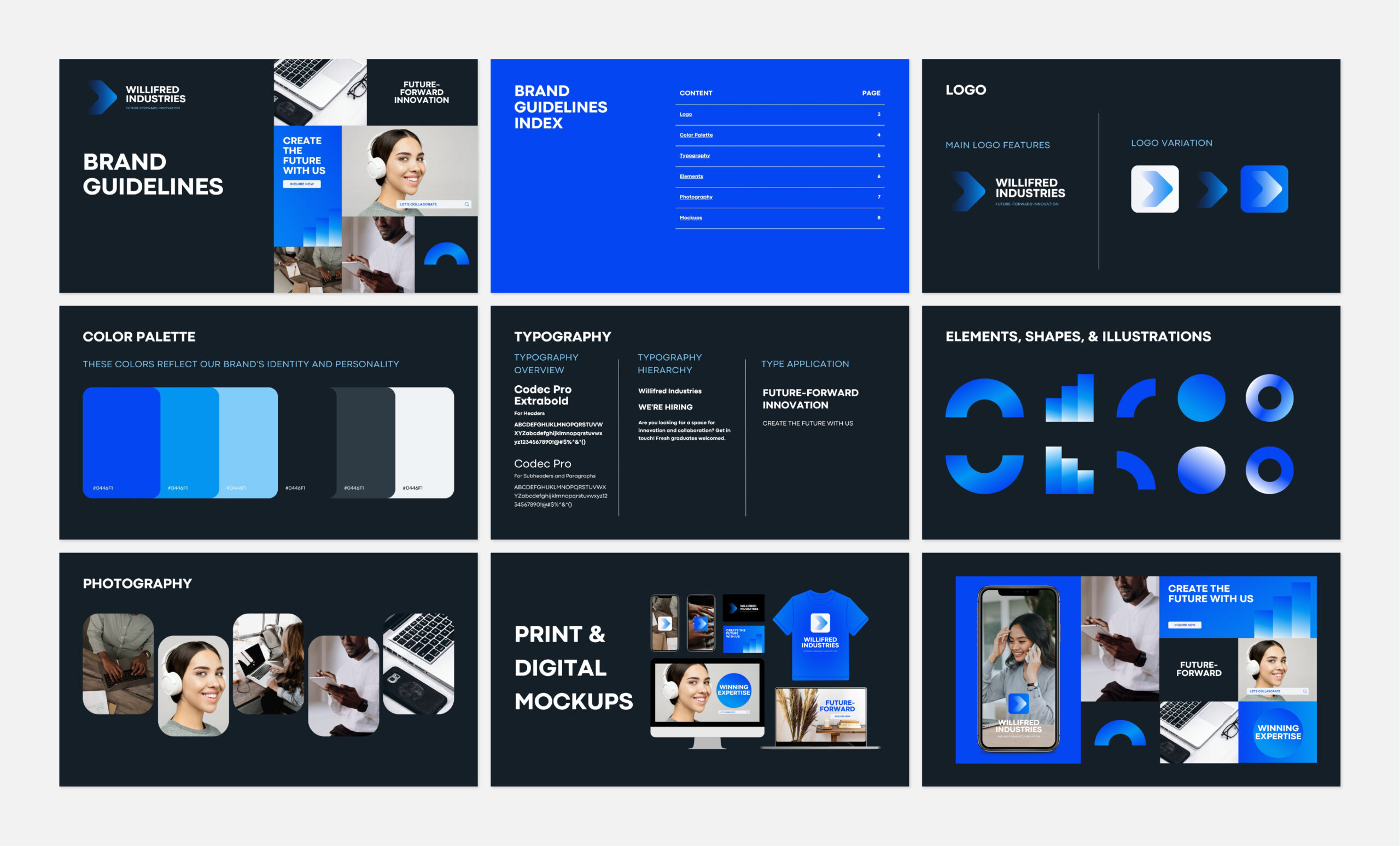 Willifred Industries Brand Style Guide 5 Willifred Industries Brand Guidelines scaled